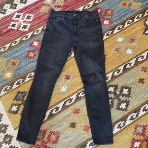 GAP Black Denim High Rise Legging Jeans